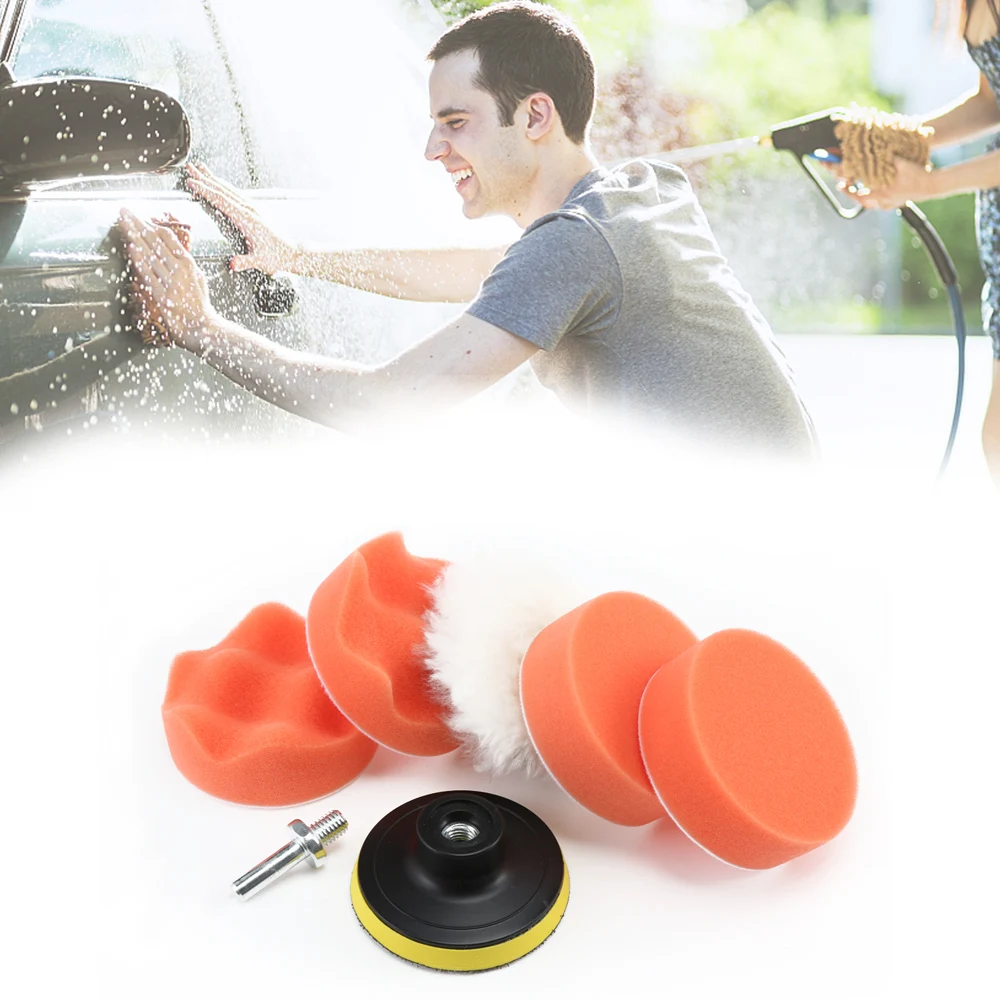 Sponge Polishing Buffing Pad Car Beauty Tool 7pcsin Brush from Tools