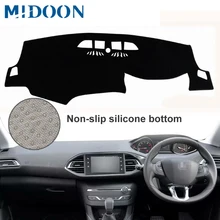 RHD для peugeot 308 хэтчбек t9 2013 Чехлы для стайлинга автомобилей Dashmat Dash коврик солнцезащитный тент крышка приборной панели