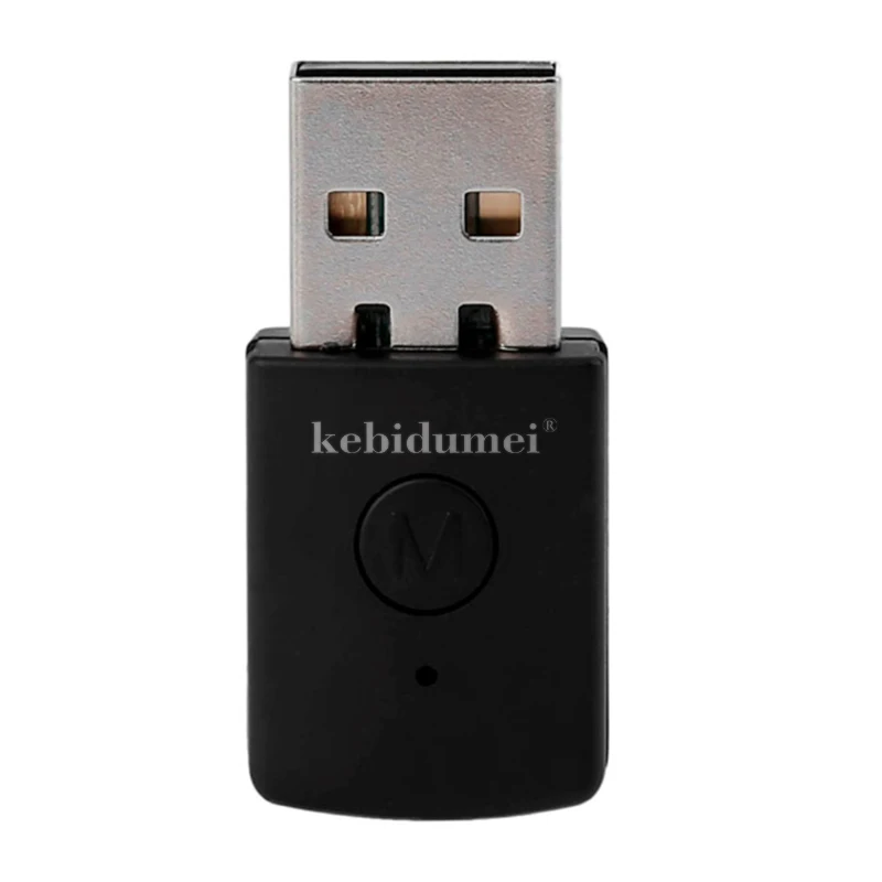 Kebidumei bluetooth ключ usb адаптер для ps4 3,5 мм Bluetooth 4,0+ EDR USB адаптер для PS4 Стабильная производительность Bluetooth наушники
