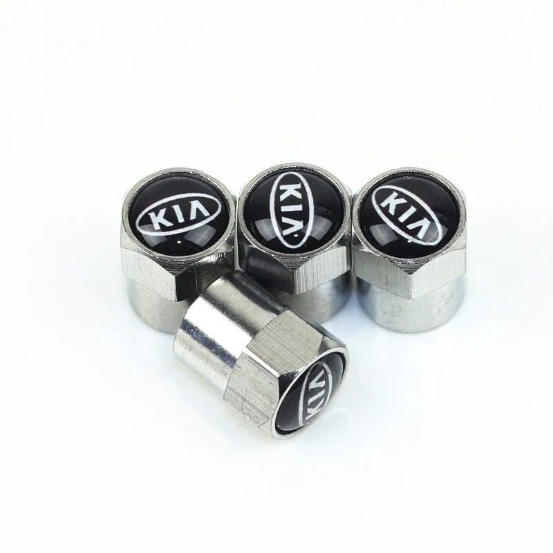 

4pcs Car Wheel Tire Valves Tyre Air Caps case for KIA K2 K3 K5 Sorento Sportage R Rio Soul car accessories Motorcycle Automobile