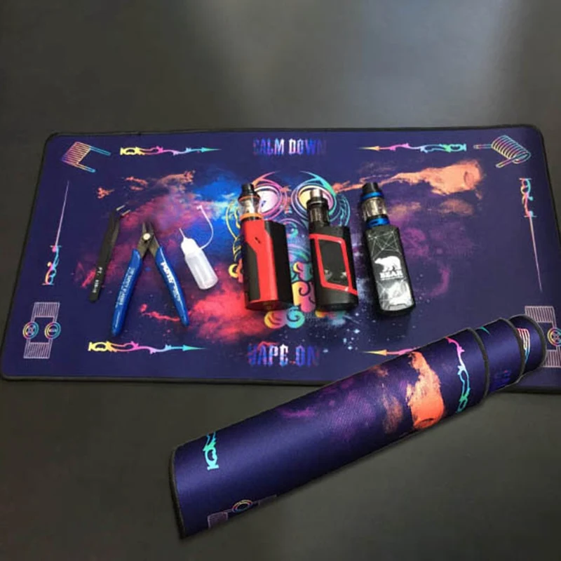 

Newest Proof-oil Vape Mat Electronic Cigarette Work Pad Atomizer Coil DIY Work Mat Operation Equipment Mouse E Cig Accessories
