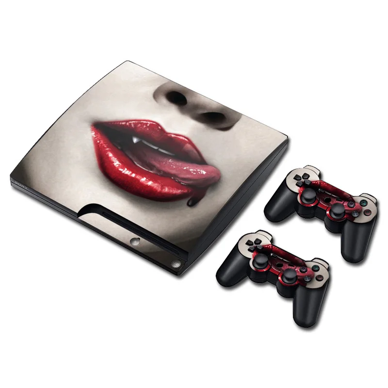 

Decorative Design Skin Sticker cover For Sony Playstation 3 Slim For PS3 Slim