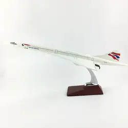 45-47 см CONCORDE BRITISH AIRWAYS модель самолета Модель самолета игрушки подарок на день рождения