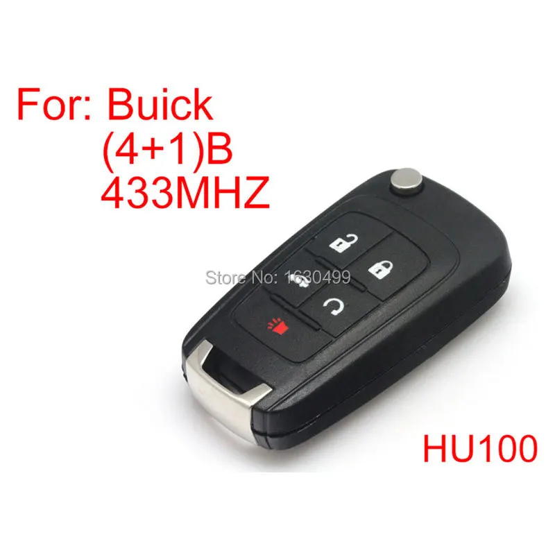 Ключ Авто Buck дистанционный ключ 4+ 1 кнопки 433 МГц Автомобильный будильник пульт дистанционного управления