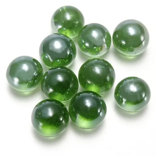 10 pièces billes 16mm verre billes Knicker boules de verre décoration couleur pépites jouet
