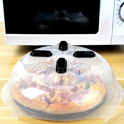 

Kitchen Tools Food Splatter Guard Microwave Anti-Sputtering Cover With Steam Vents Magnetic Splatter Lid Heat Resistant