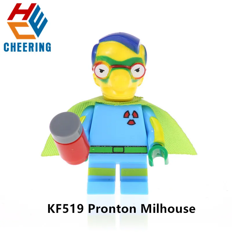 KF6039 одной продажи фигурки Семья Симпсонов модель Симпсон Pronton Milhouse действие строительные конструктор для детей игрушки; лучший подарок - Color: KF519 Without Box