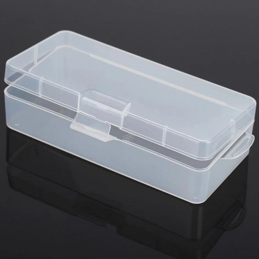 laptop tool bag Rectangular Plastic Clear Transparent Storage Electronic Parts Screw Beads Box Collection Container Organizer small tool pouch