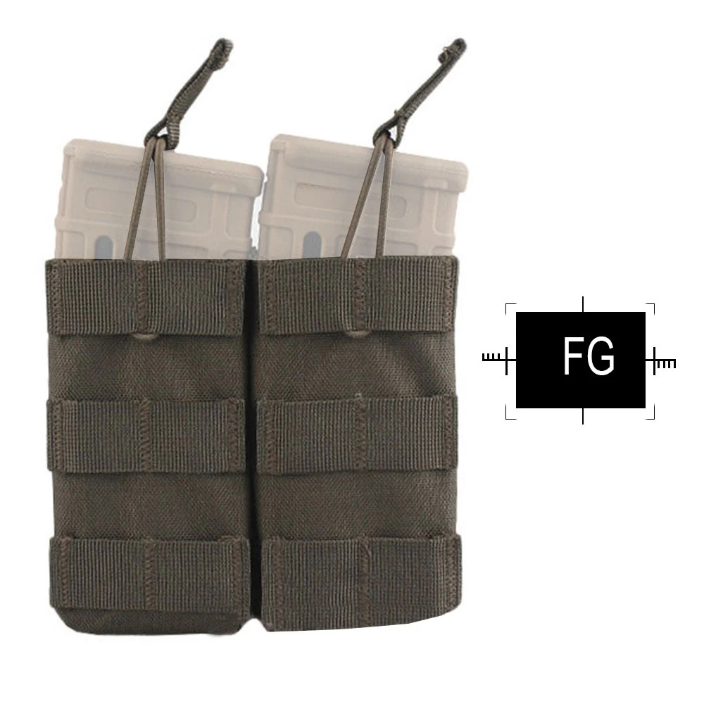 EMERSONGEAR двойной открытый Топ 5,56 маг сумка тактическая модульная Molle подсумок для тактических Мультикам для охоты сумка EM6354