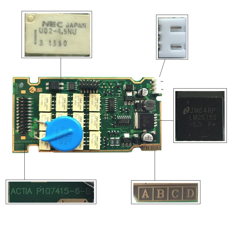 Горячая Lexia3 V7.83 прошивка 921815C золотой PCB PP2000 Lexia3 с Diagbox версии V7.83