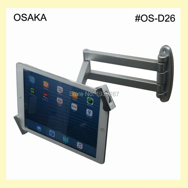 7 to 13 inch android tablet vesa wall mount security articulating lock
