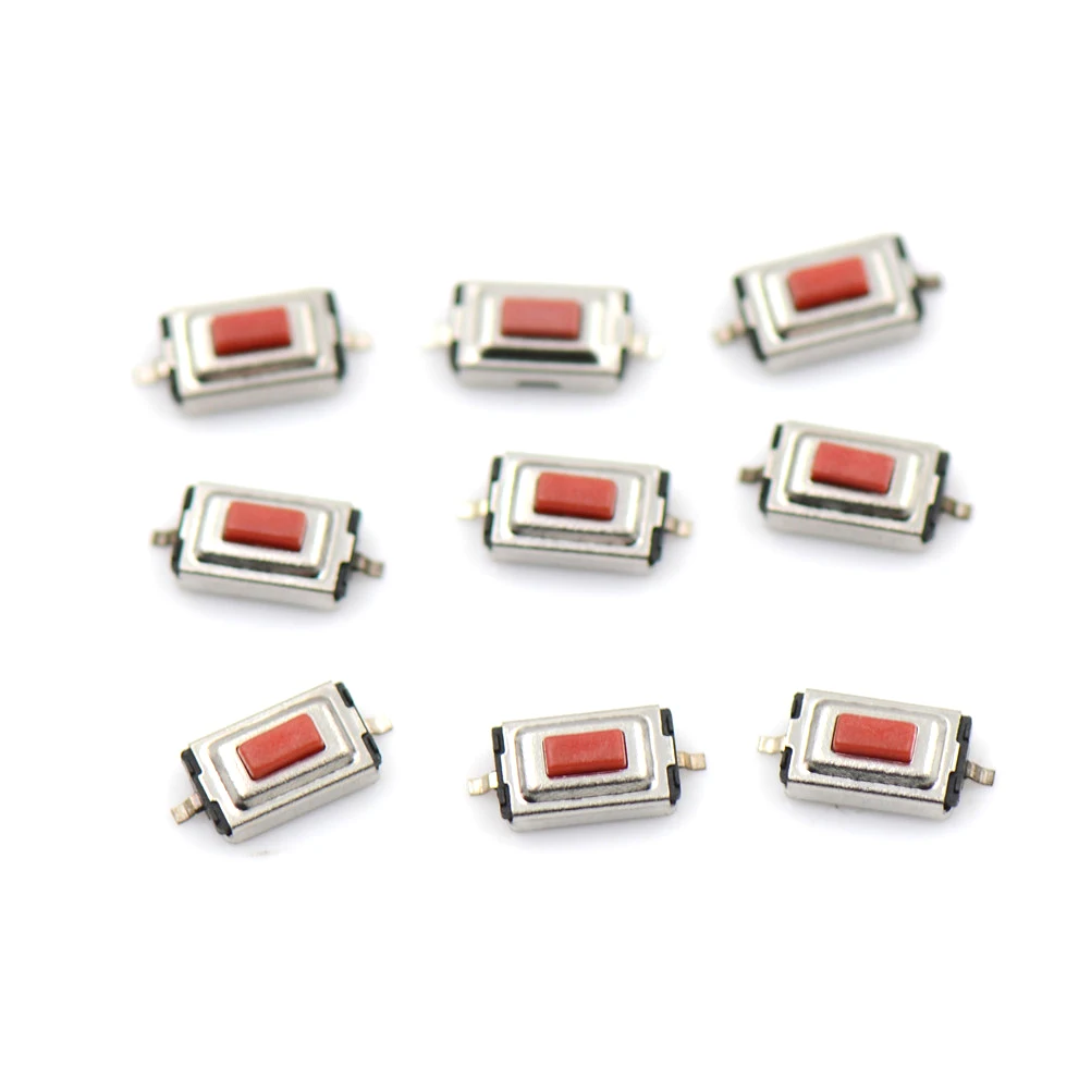 

10Pcs Micro Switch Momentary Two Pin Push Button Switch SMD 3*6*2.5mm Tactile Tact Push Button For MP3 MP4