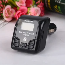 New QSS-50 Bluetooth Player Car MP3 FM Transmitter Kit Cigarette Lighter Audio MP3 USB Charger Phone Handsfree