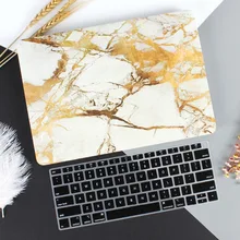 Мраморный чехол для Apple MacBook Pro Air 13 15 дюймов touch bar A1932 A1706 A1990 жесткий чехол с бесплатной клавиатурой