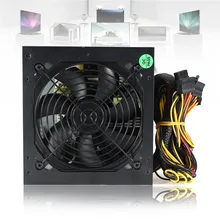 12V 1000W Computer PC ATX Power Supply for CPU Active PFC 80+ Efficient 2-PCIE LED 120mm Fan PC Power Supply for Intel AMD