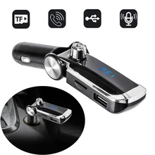 Bluetooth Car Kit MP3 Player Fm Transmitter Hands-free Call Wireless Radio FM Modulator USB Car Charger Support Micro TF Card