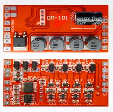 DM-101-400ma 4-канальный dmx декодер постоянного тока DC12-24V вход 400мА * выход | Лампы и