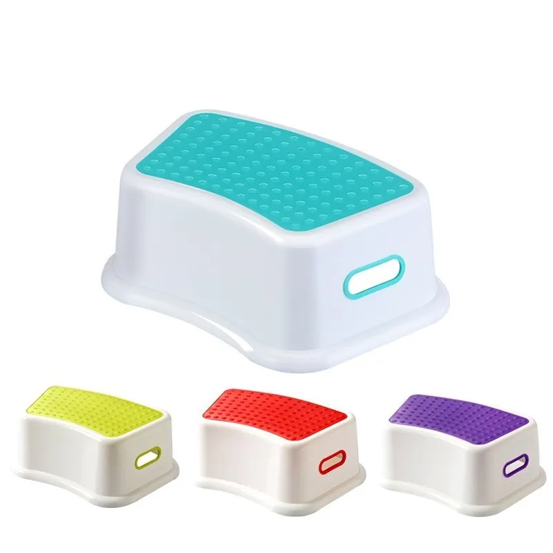 

Multifunction Children bathroom stool slip-resistant step pads anti-skid headblock foot pedal steps bath stair toilet stool