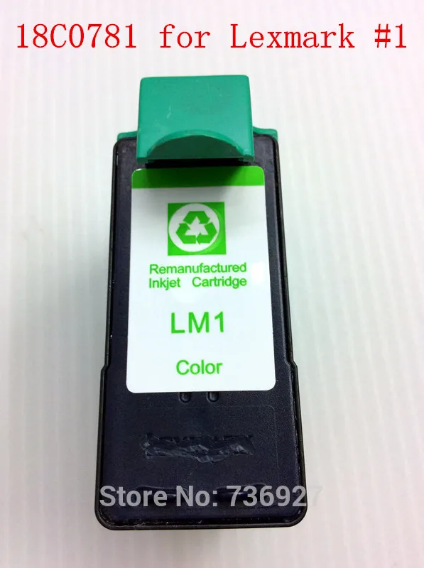 

1PK  for Lexmark #1 Ink Cartridge - Lexmark Remanufactured (Color) suit for X2300 X2310 X2350 X2350AIO