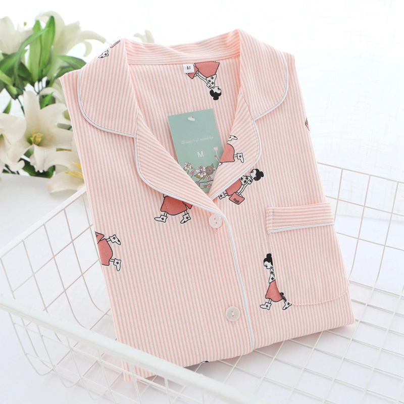 spring thin cotton home clothing striped (2)