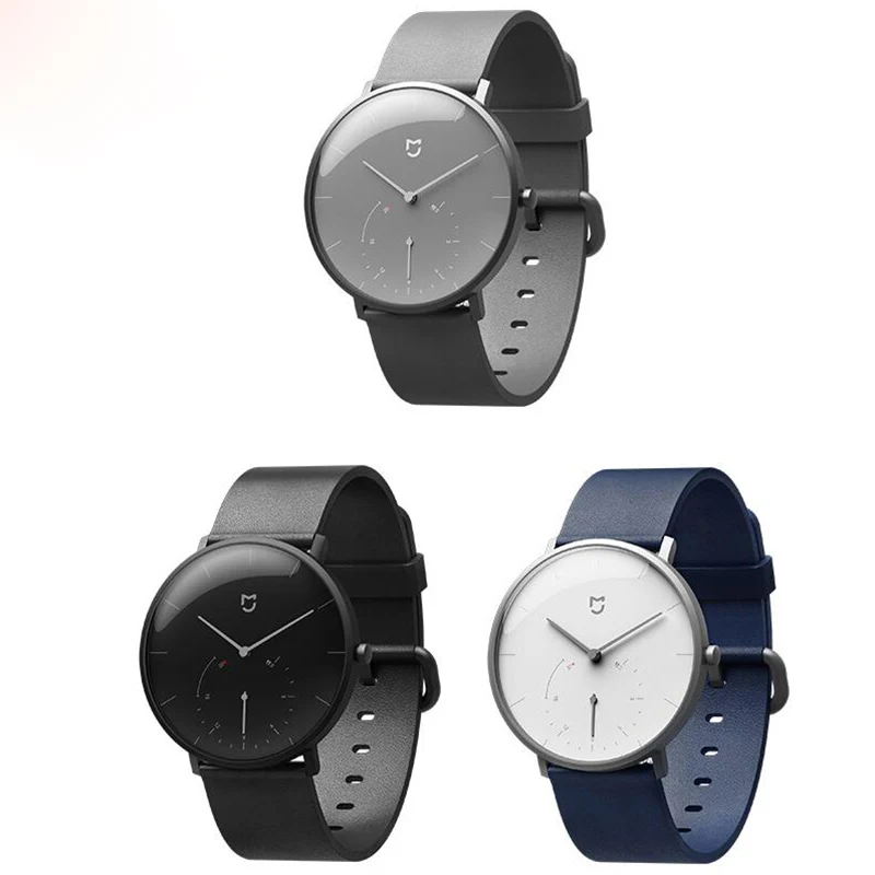 

Mijia Quartz Smart Watch Bluetooth 4.0 Waterproof Pedometer Smartwatch Automatic Calibration Time Vibrate reminder