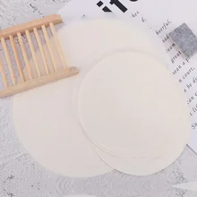 50Pcs/bag Round Parchment Non-Stick Double Layer Silicone Baking Paper Cake Biscuit Hamburger Pastry Greaseproof Paper BBQ Mat