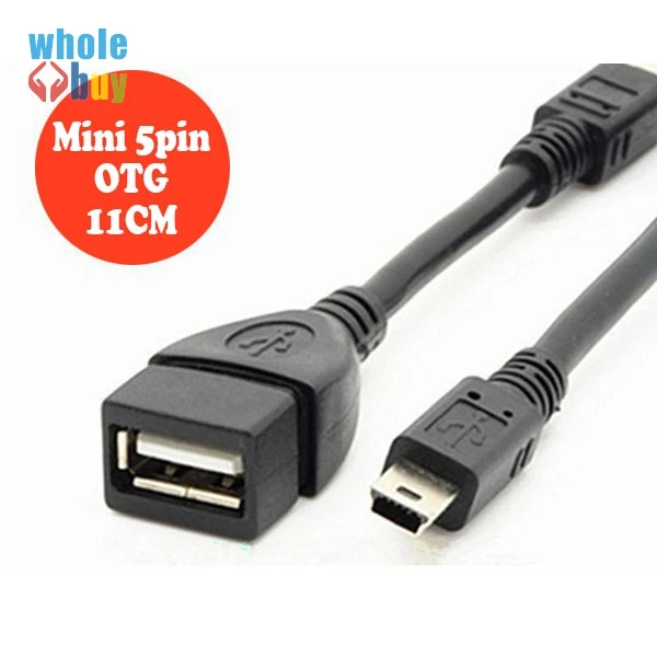 Кабель OTG микро USB 11 см для хоста mini портативного цифрового усилителя DAC