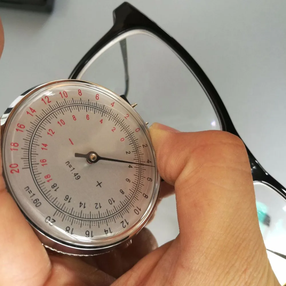 Portable Optical Lens Radian Clock Gauge Apparatus Lens Degree Tester