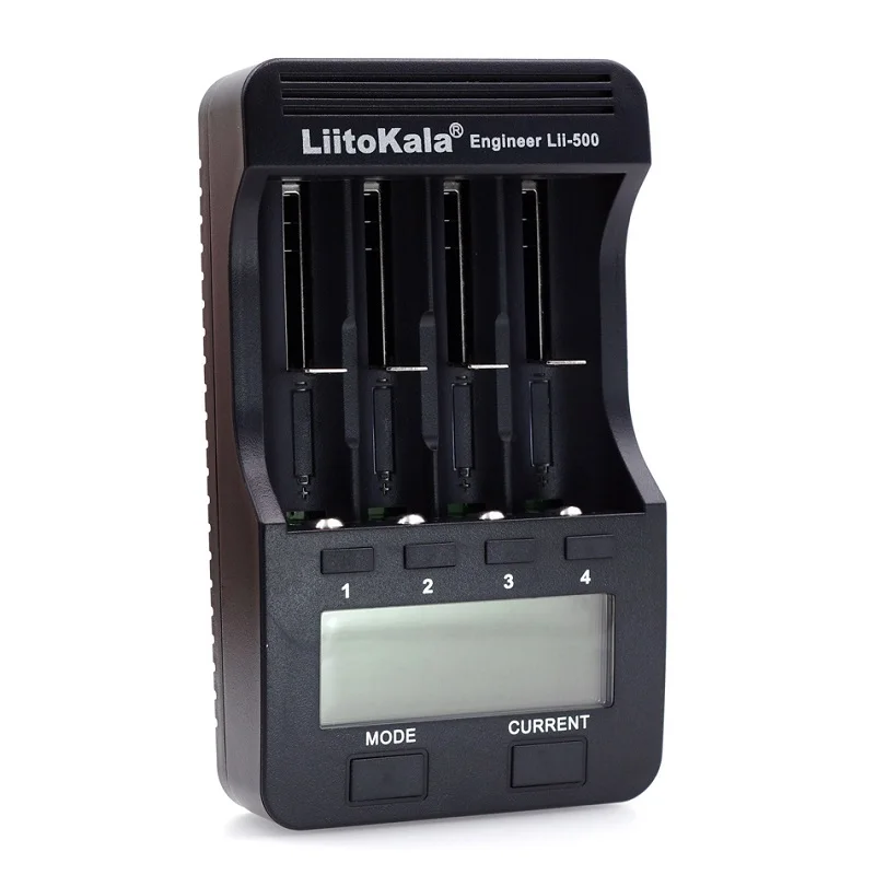 Liitokala Lii 500 LCD 18650 18350 18500 16340 17500 25500 10440 14500 26650 1 2 V AA AAA NiMH литиевый аккумулятор 3 7 V|battery