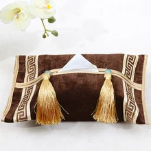 High end Лоскутные Кружево ткани Обложка роскошный бархат Ткань бумажной салфеткой комплект Офис кисточкой съемной лицевой ткани случае