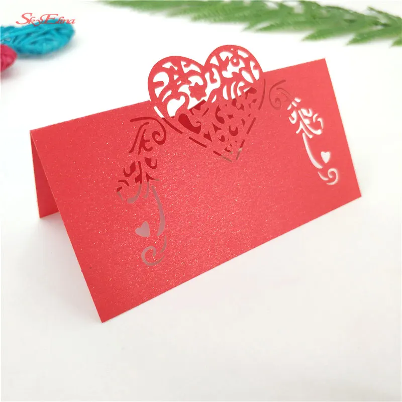 50pcs Laser Cut Place Cards Wedding Name Cards Table Name Place Cards Wedding Party Table Decoration Wedding Decoration 5zsh928 (59)