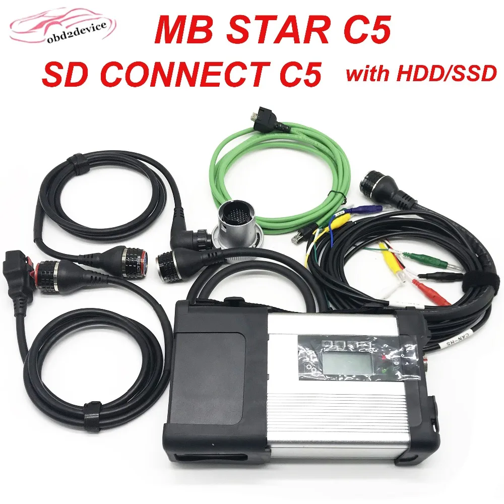 

professional full chip MB Star C5 with V09/2019 Software in hard disk wifi connection C5 sd connect for MB cars Diagnostic tool