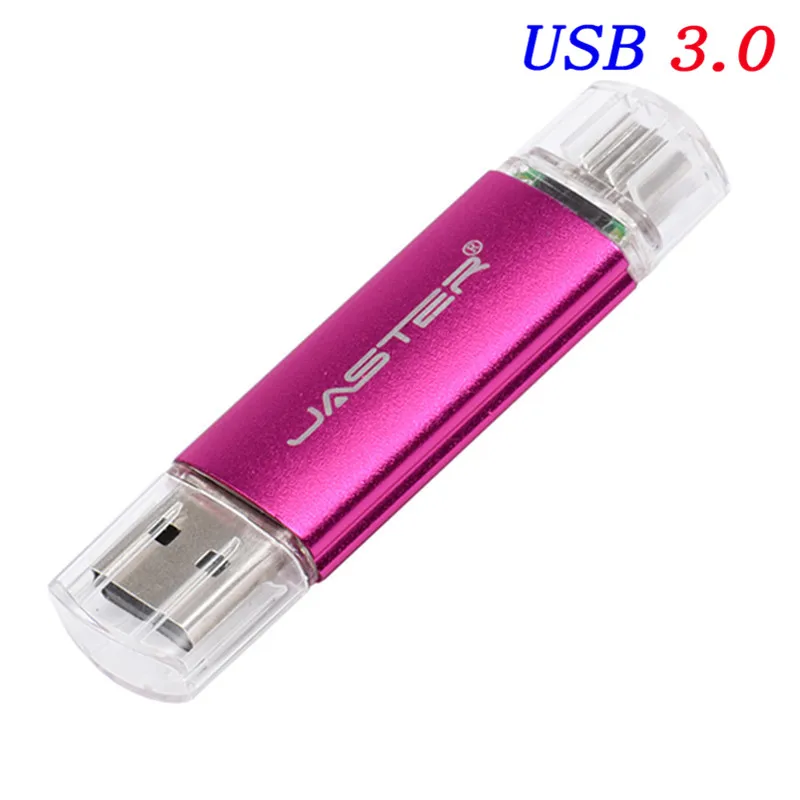 JASTER USB 3,0 высокоскоростной Moweek USB флеш-накопитель cle stick 64G otg флеш-накопитель смартфон флешка - Цвет: Pink