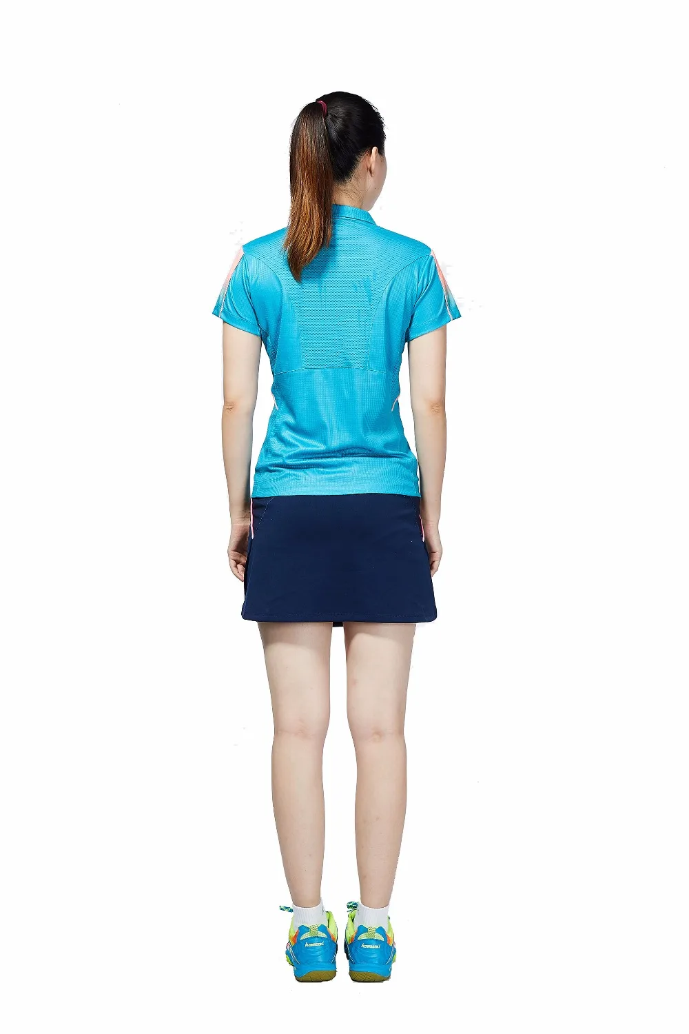 Kawasaki брендовая профессиональная юбка для бадминтона полиэстер дышащие однотонные теннисные юбки для женщин женские SK-T2703