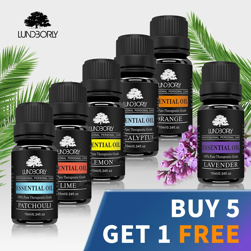 Lundborly Essential Oils 100 Pure Natural Diffusers Essential Oil