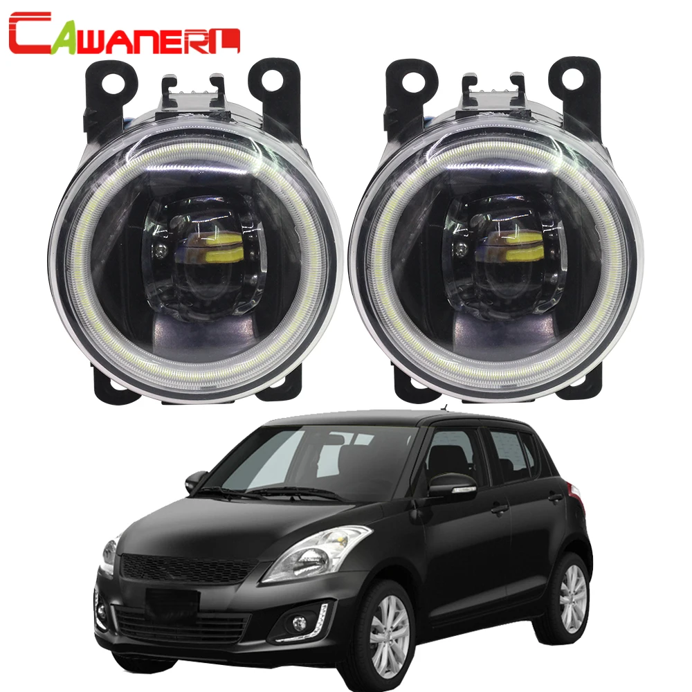  Cawaner For Suzuki Swift MZ EZ Hatchback 2005-2015 Car 4000LM LED Bulb H11 Fog Light Angel Eye Dayt - 32946292365