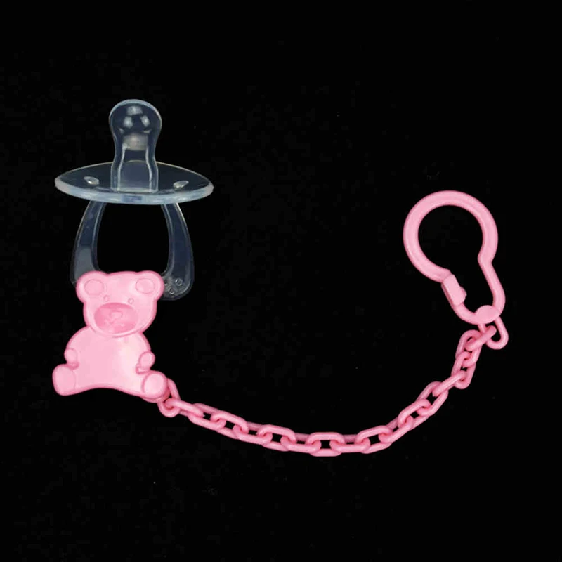 Latex Transparent Soother Holder For Clip Nipples Accessories Prebdedor
