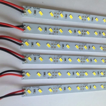

10 Pieces 0.5 Meter 9W 36Led LED Strip Light DC 12V SMD 5730 5630 LED Hard Rigid Bar Light for Showcase Under Cabinet Light