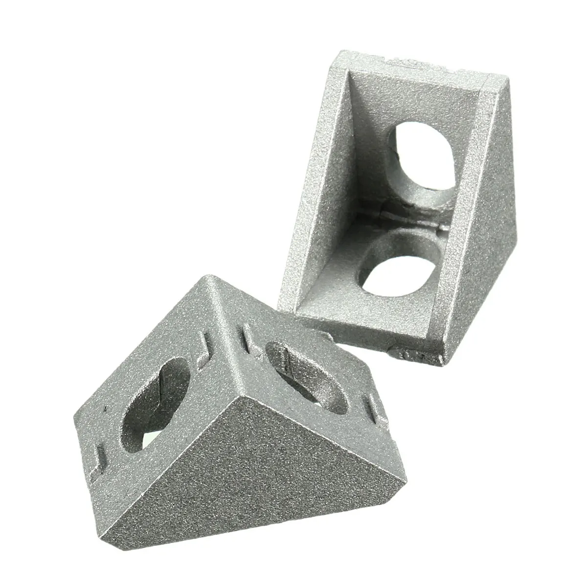 10pcs/set AJ20 20x20mm Metal Aluminium Brace Corner Brackets Right Angle Corner Joints L Shape Furniture Fittings
