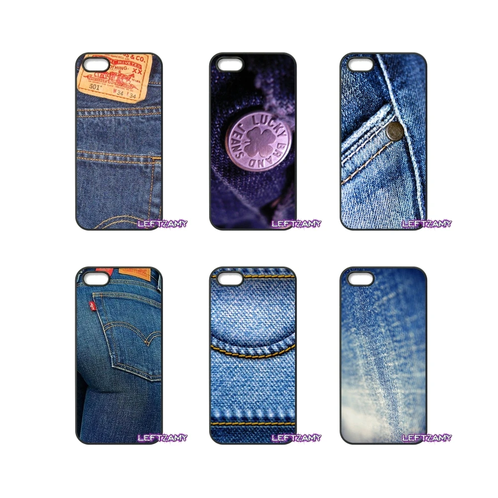 

Jean Style Blue Fashion Art Hard Phone Case Cover For iPhone 4 4S 5 5C SE 6 6S 7 8 Plus X 4.7 5.5 iPod Touch 4 5 6