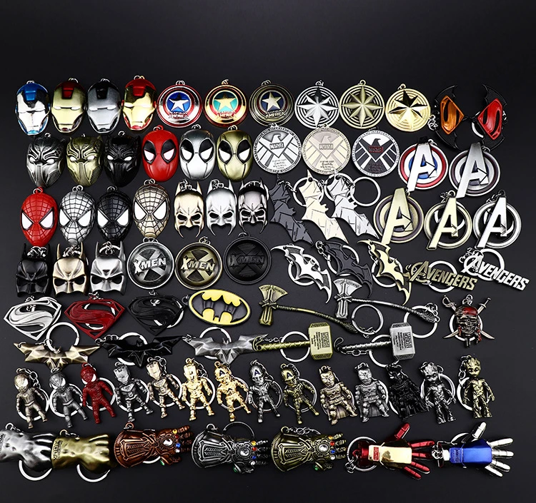 

Liste&Luke New Hero Thor Hammer Keychain Avengers Endgame Thor Weapon Enamel Keychain For Keys Men Car Women Bag Accessories