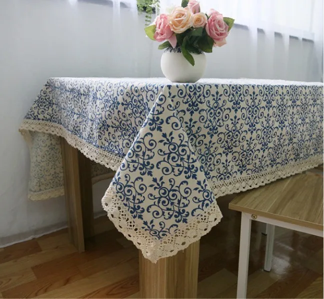 Verslijten Editie Wauw vintage ikea tafelkleed tafelkleed tafellinnen goedkope satijnen stof blauw  en wit porselein huishouden textiel producten|tablecloth  rectangle|textiltextile india - AliExpress