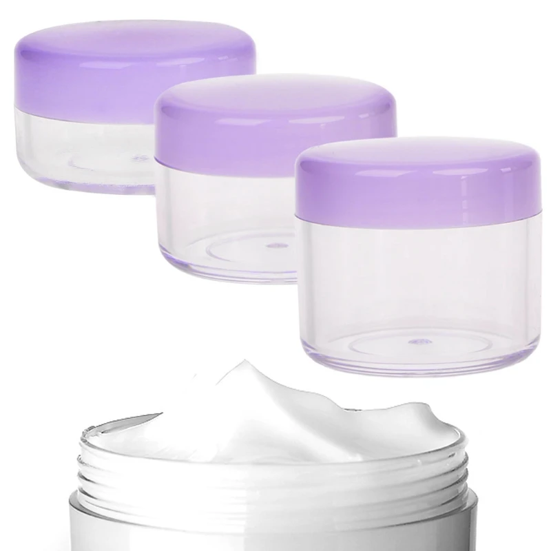 

NEW Travel Cosmetic Empty Jar Pot Cream Balm Eyeshadow Makeup Container Bottle Box