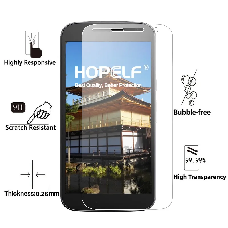 2 шт HOPELF Защитное стекло для экрана для Motorola Moto G4 Закаленное стекло Защитная пленка для телефона для Moto G4 закаленное стекло