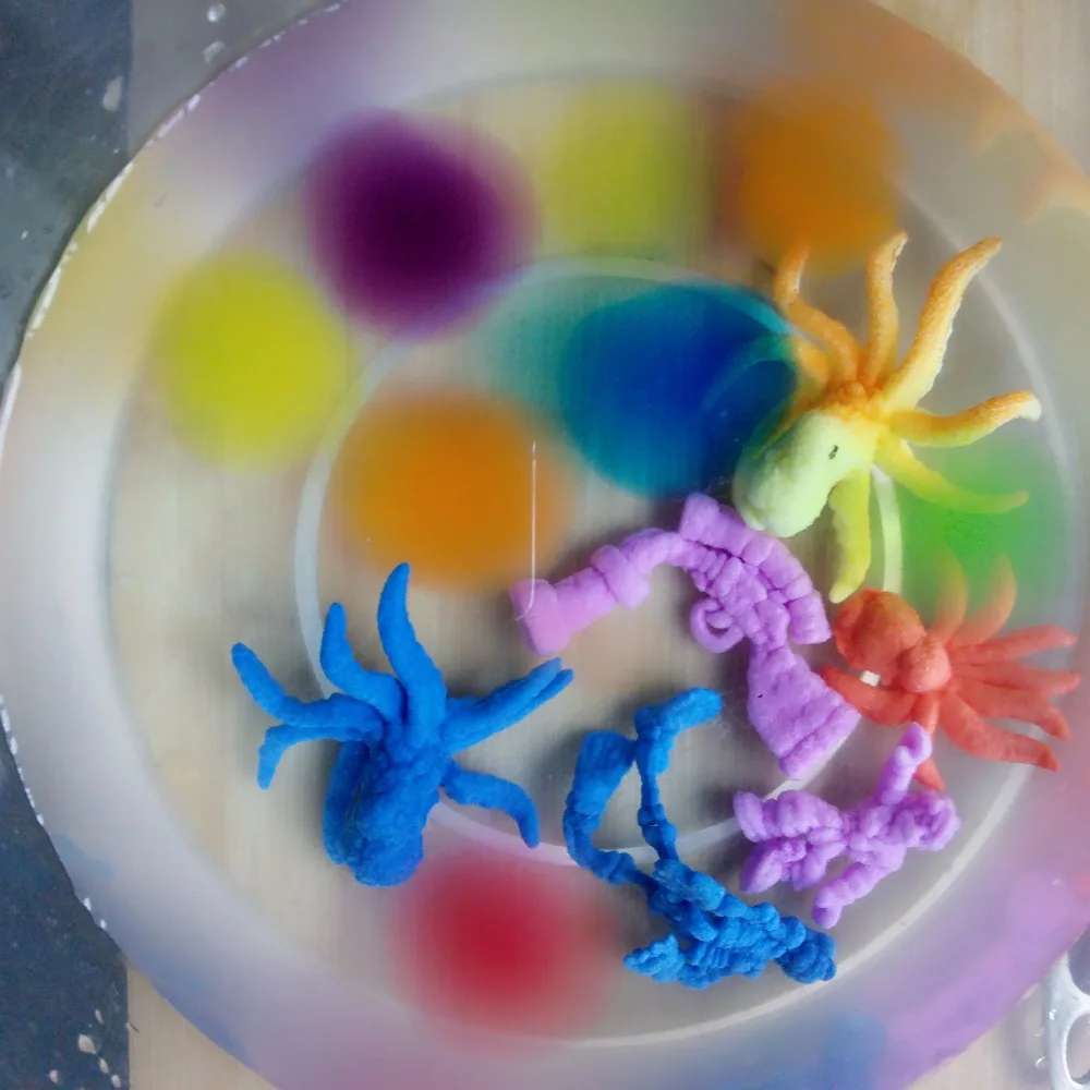 10 шт./упак. интересные декоративные игрушки из гидрогеля растущая вода Дракон шары комнатные в форме воды бисер для украшения сада