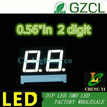 

New 0.56" inch 1 Bit 7 Segment White LED Display dynamic state Digital Tube Plastic Metal Common anode