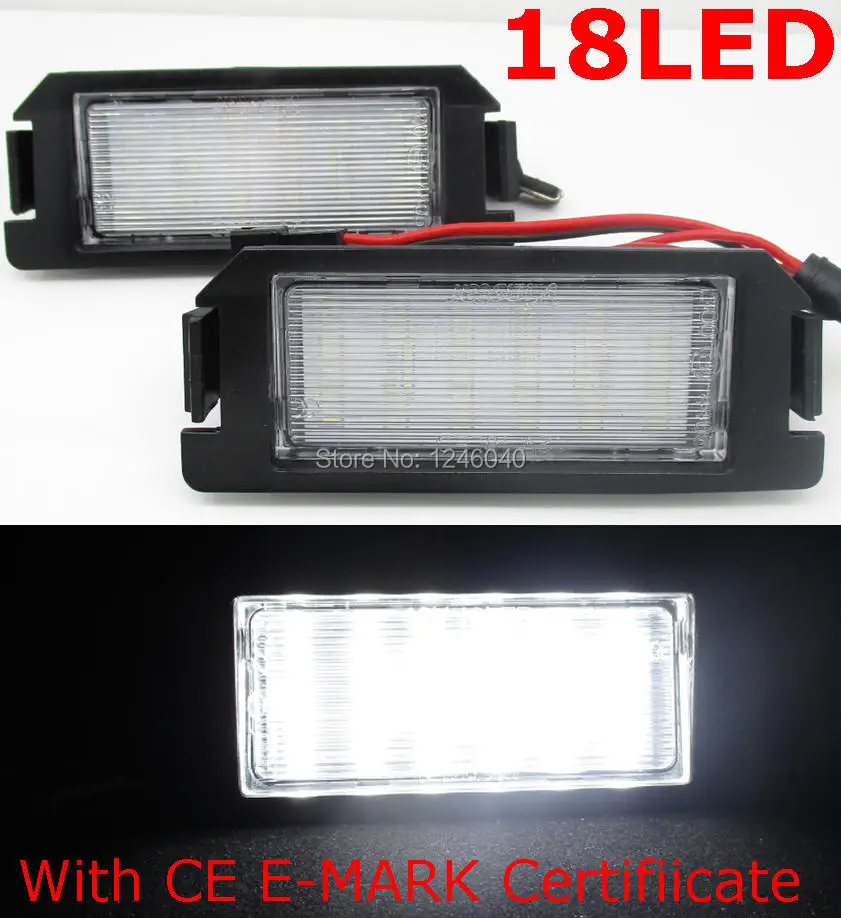 2PCS License plate light number plate lamp light for Hyundai I20