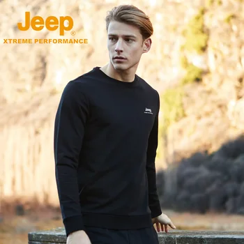

2018 Jeep Authentic Mens Outdoor Sports Hiking Winter Black Blue Longsleeve T-Shirts free shipping