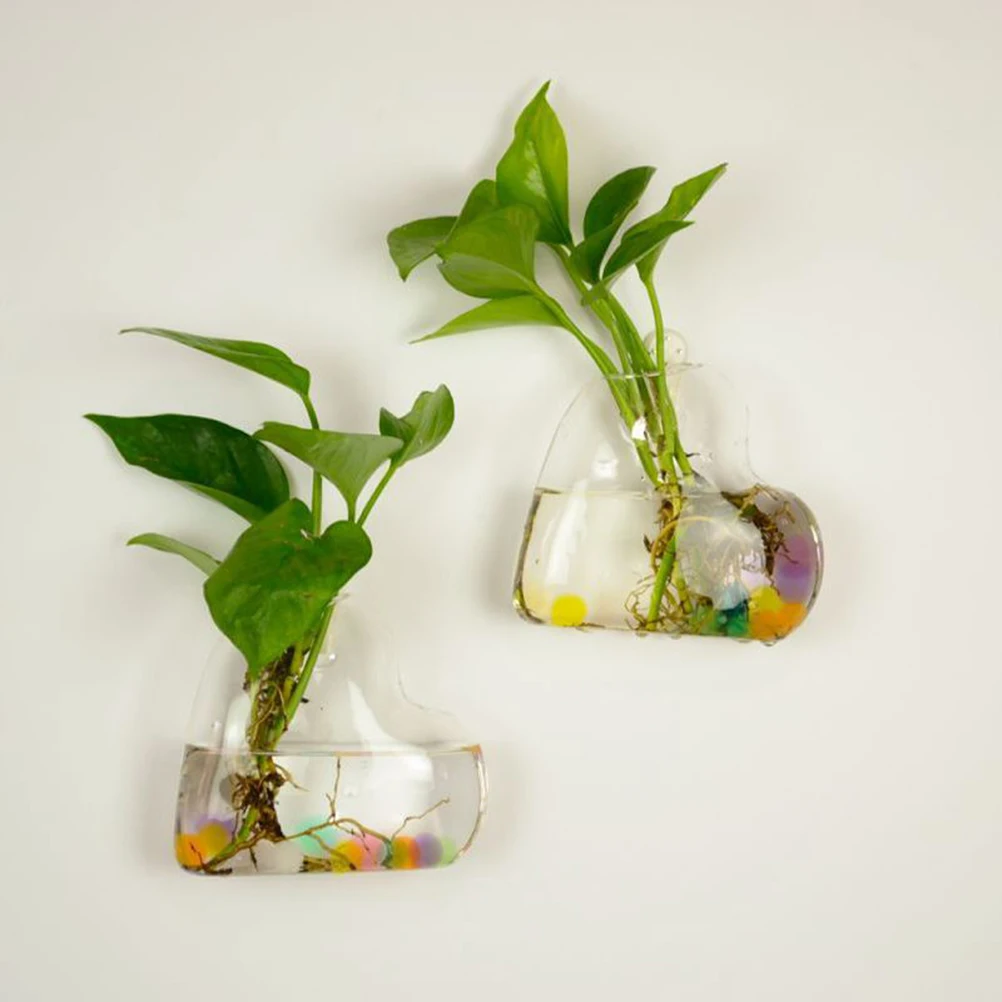 

6 Shapes DIY Clear Hanging Glass Vase Flower Plants Terrarium Vase Container Micro Landscape Wedding Home Decoration
