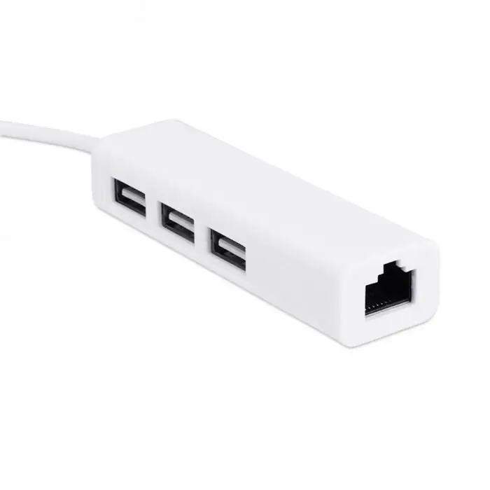 Новый горячий USB3.1 тип-c до 3 портов USB концентратор с RJ45 Lan адаптер для Apple Macbook 8